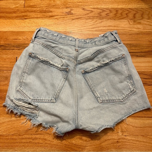 AGOLDE Denim Shorts Size 25 - Picture 6 of 9